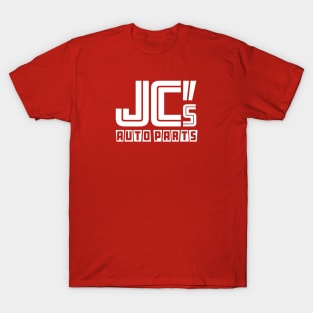 JC Auto Parts - (Single-Sided - White on Solid Color) T-Shirt